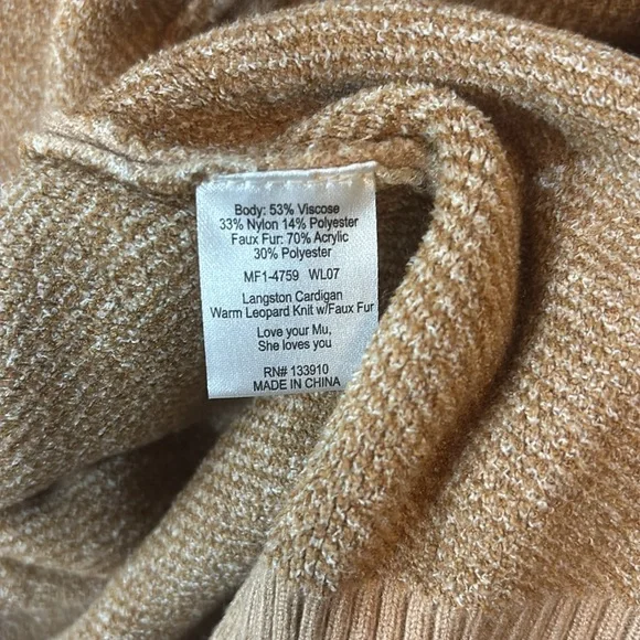 MUMU thick Fur Lining Long Coat Open Front  All adult items 5 for 35$ SALE - Picture 3 of 5